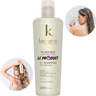 Purifier Anti Metais Deep Clean 300ml - Shampoo detox Anti residuo - kostume