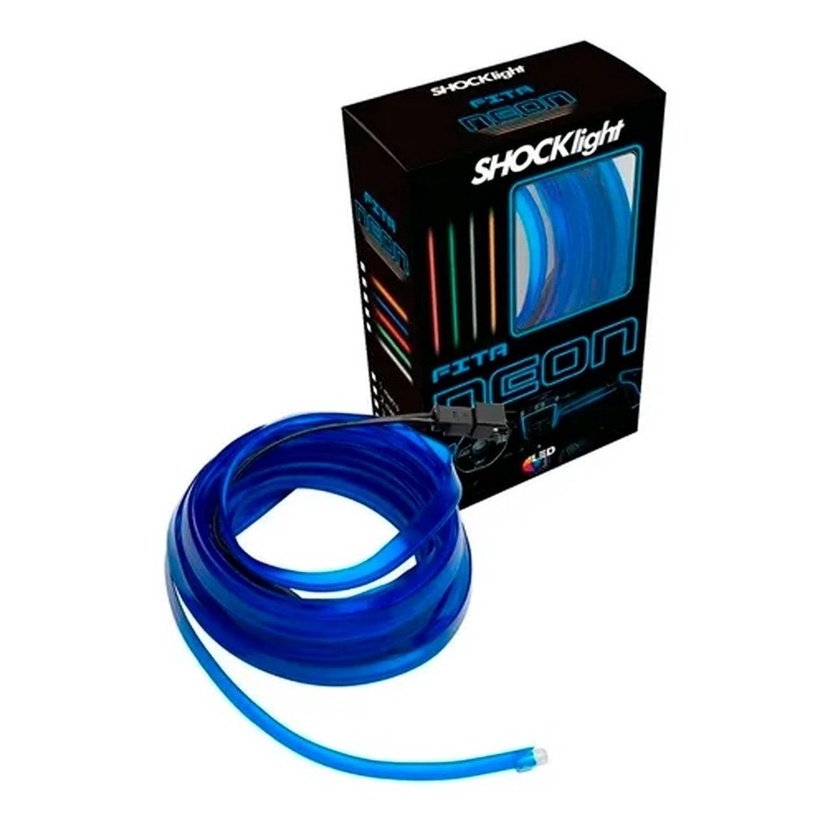 Fita LED Neon Azul Interior 5 Metros 12V Shocklight - (SL-FTAZ-5)