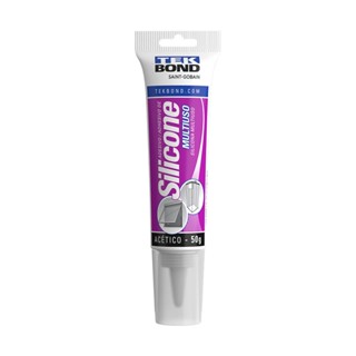 Silicone acético multiuso transparente 50g - bisnaga - tekbond