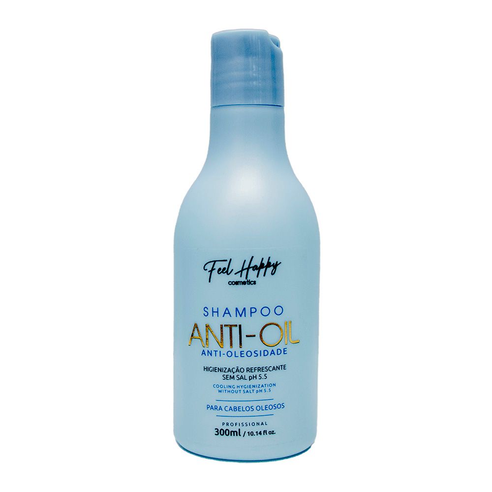 Shampoo Anti Oil Cabelo Oleoso 300ml Feel Happy