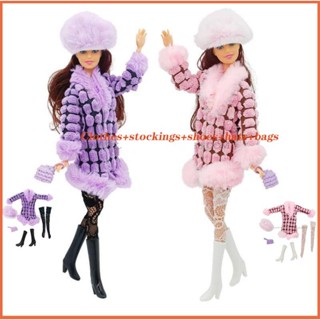 Roupas Para Bebês 30cm Bonecas De Bebê Senhora Estilo Celebridade 6 Pontos Moda/Meias Sapatos Bolsa Chapéu