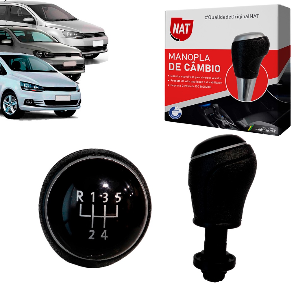 Manopla de Câmbio VW Gol Voyage Saveiro G5 G6 2013 Até 2016 E Fox 2010 Até 2015 em Oferta na Shopee