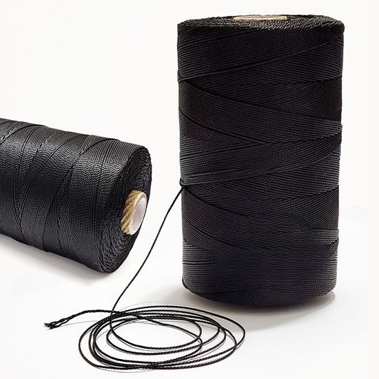 Fio Torcido Encala Grilon Preto 210/36 Mazzaferro 200 Gramas