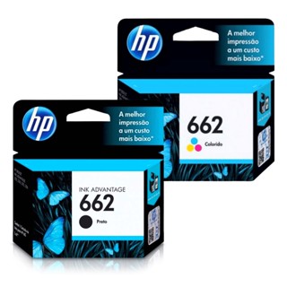 Cartucho De Tinta HP 662 Preto E Colorido Advantage Original em Oferta na Shopee