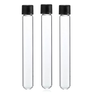 Tubo De Ensaio De Vidro C/ Tampa Rosca 16x150mm C/ 15 Unid. em Oferta na Shopee