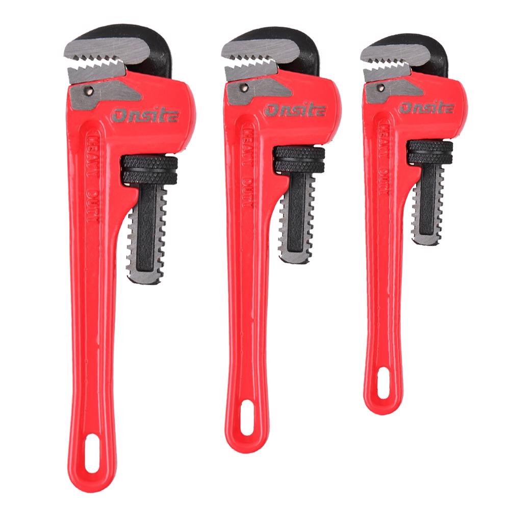 Jogo Chaves para Tubo Americano (Grifo) 10'' à 18'' 03 peças Onsite em Oferta na Shopee