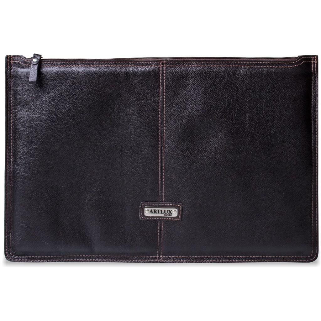 1307 Pasta Envelope em Couro Artlux em Oferta na Shopee