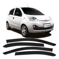 Calha de Chuva Defletor Chery New QQ 2015 a 2020 4 Portas Ecoflex