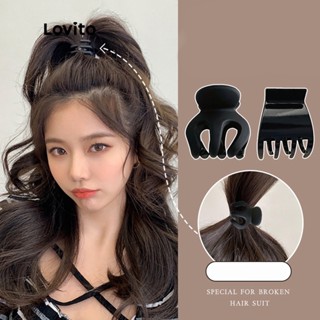 Lovito Presilhas de Cabelo Básicas para Mulheres LNA09050 (Branco/Preto/Rosa)