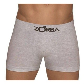 Cueca Algodão Boxer Sem Costura Cinza - 781