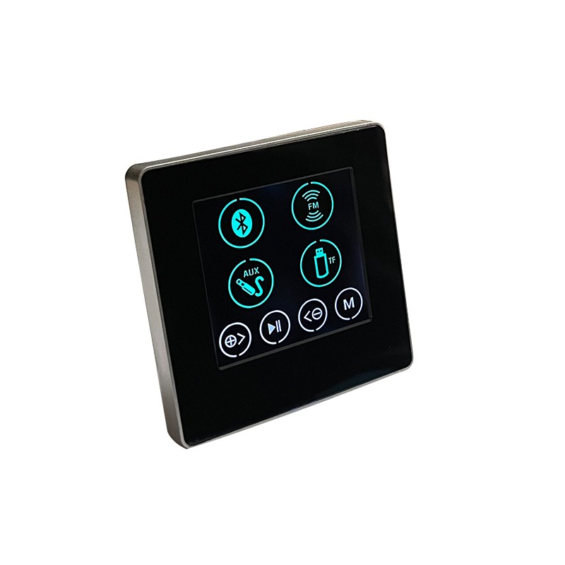 Amplificador De Parede Bluetooth Som Ambiente 4 Pol cor: Preto