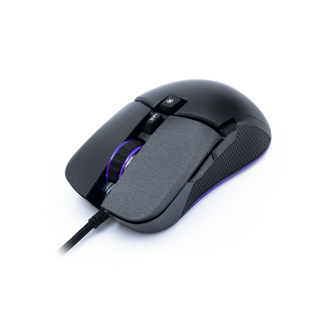 Mouse USB Gamer C3Tech Vector 6400Dpi 7 Botões com Iluminação LED - MG-320BK