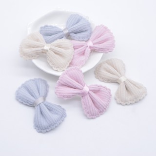 20Pcs 50 * 35mm Applique De Laço Pano Acolchoado Para Roupas De Bricolage Luvas De Chapéu Roupa De Cabeça Meias De Costura Patches Acessórios De Decoração