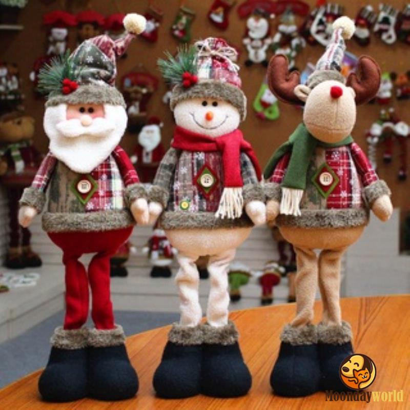 Bonecos Grandes Natal Ano Novo Papai Noel Boneco De Neve Rena Decoração Janela Casa