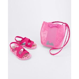 Sandália Grendene Kids Barbie Flowers Bag