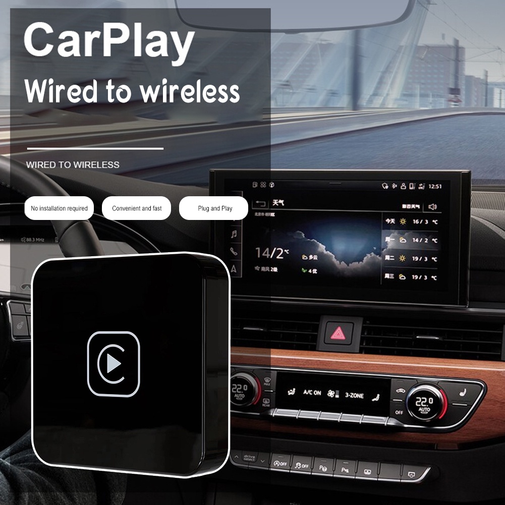 Caixa Sem Fio De Alta Velocidade CarPlays Box Adaptador WiFi Auto Connect Dongle Car Suprimentos