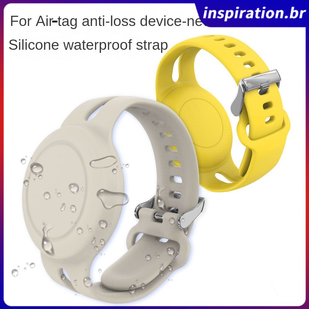 Para O Dispositivo Anti-Perda IOS Air-tag Novo De Silicone Correia À Prova D'água Crianças Pulseira Localizador De Pulseiras Capa Protetora