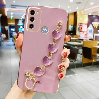 Capa De Revestimento Moto G53 G73 G52 G22 G82 G13 G42 G30 G20 G10 POWER Luxo Pelúcia Corrente Do Telefone Traseira Em Silicone Macia