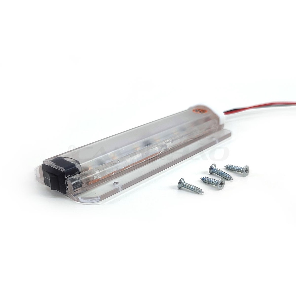 Lanterna Interna LED Multi Flash Régua 24V 12cm com Interruptor