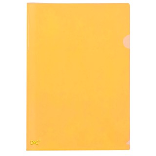 Pasta em L A4 Laranja Neon 910PP/LJ pacote com 10 unidades Dac
