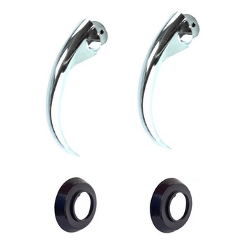 Par Macaneta Interna Abrir Porta + Rosetas Fusca Ate 1977 em Oferta na Shopee