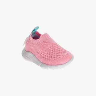 Tênis Infantil Feminino Ortopé Sport Baby Knit Calce Fácil Rosa