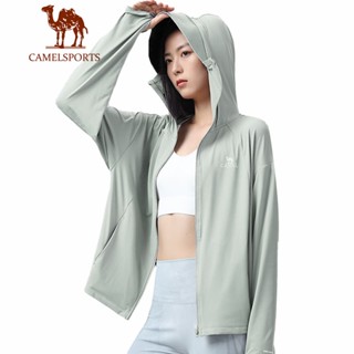 CAMEL SPORTS Protetor Solar Feminino De Malha Mola Nova Luz Exterior E Guarda-Sol Fino Anti-Ultravioleta