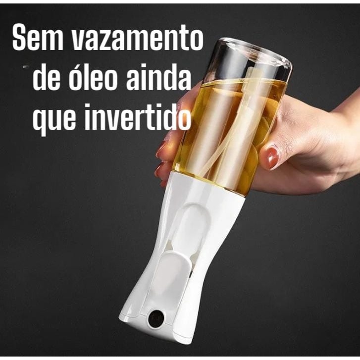 Novo - Spray Borrifador Pulverizador Óleo Azeite Outros Vidro 200ml