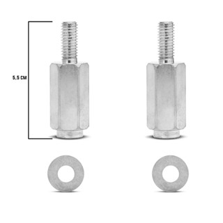 Kit 2 Parafusos Para Suporte De Baú Universal Pro Tork Motos Honda 2015 Em Diante Peças Acessórios Para Reposição