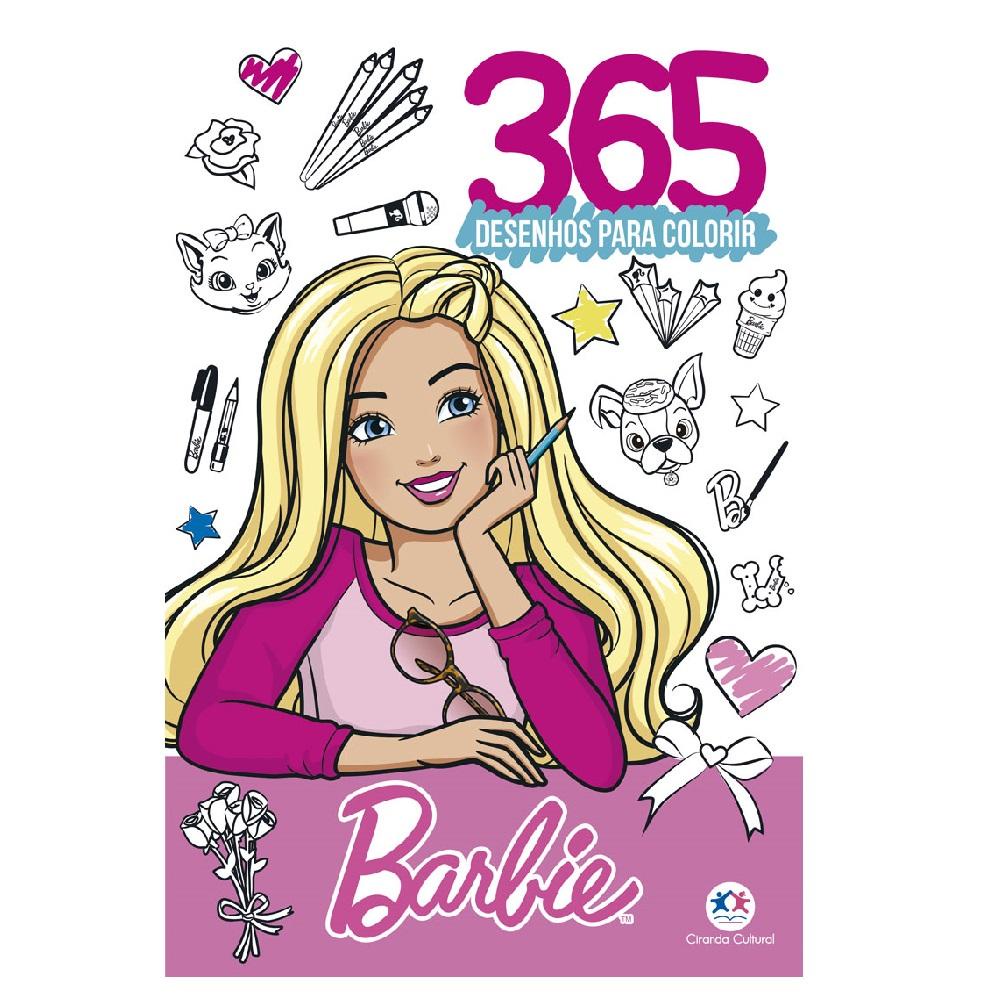 Livro Barbie 365 Desenhos Para Colorir - Ciranda Cultural - Books & Magazines