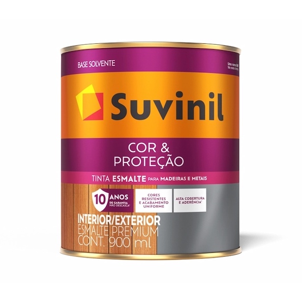 Tinta Esmalte Cor e Proteção 900ml Suvinil em Oferta na Shopee