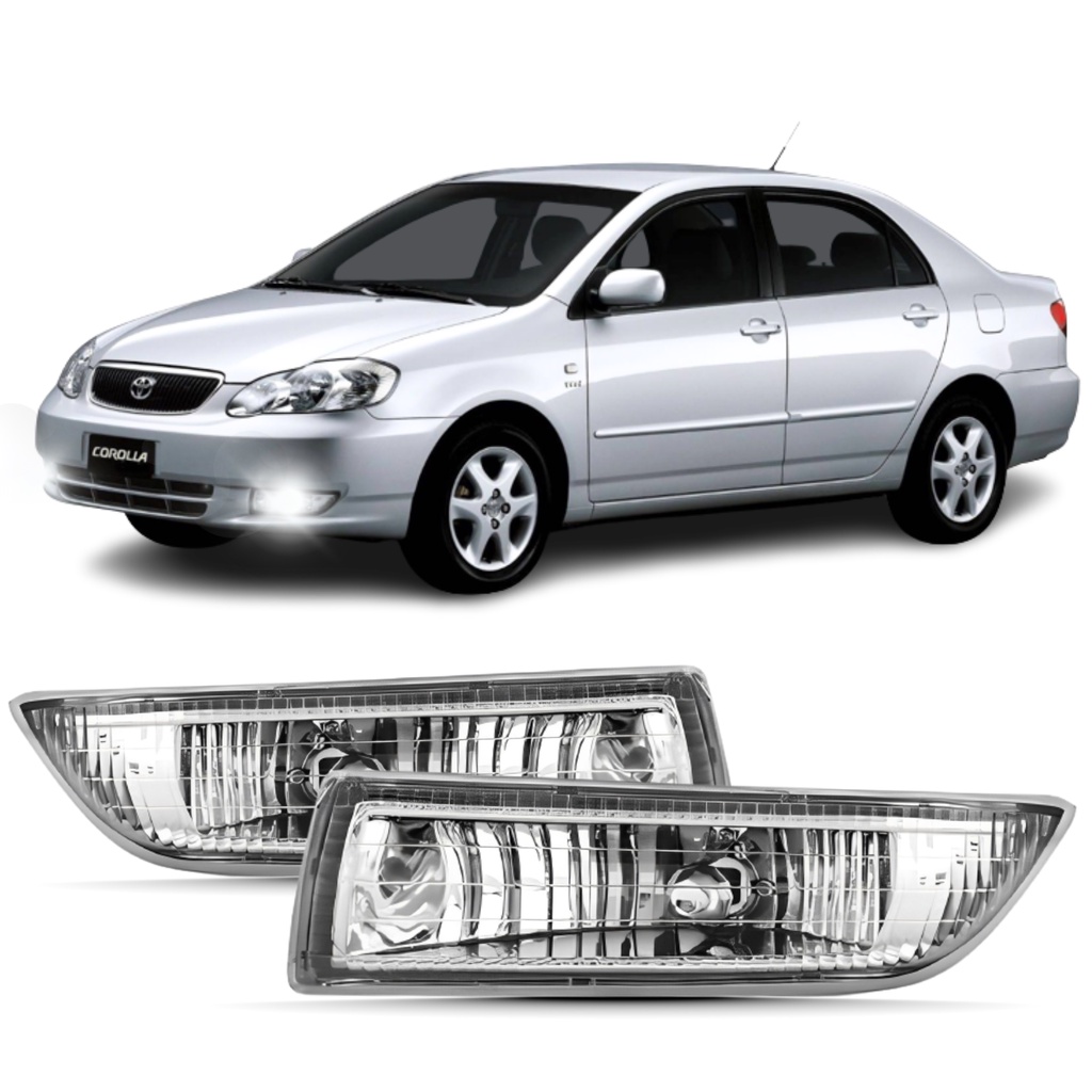 Par Farol Milha Toyota Corolla 2002 2003 2004 Novo