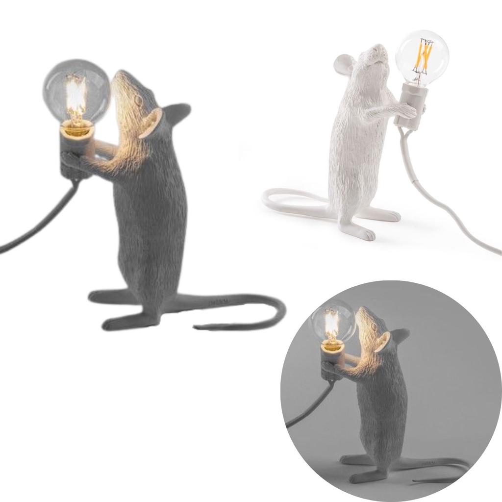 Luminária Rato Realista em Pé Decoração Divertida para Ambientes Halloween abajur em Oferta na Shopee