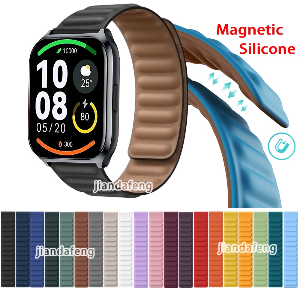 Faixa Magnética De Silicone Para Relógio Haylou Watch 2 Pro Smart