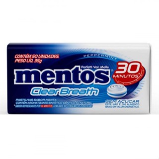 Pastilha Mentos Peppermint 35 g