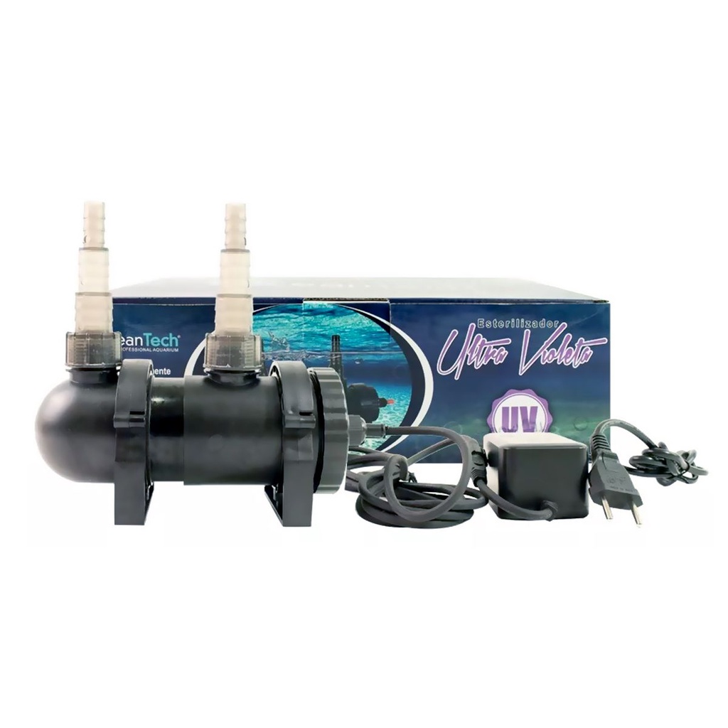 Filtro Uv Esterilizador Ocean Tech 9w Aquário E Lago