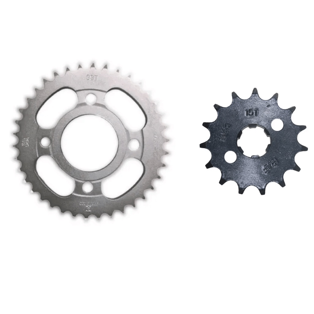 Kit coroa e pinhão titan 150 em Oferta na Shopee