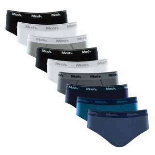 Kit com 9 Cuecas Slip Algodão Mash