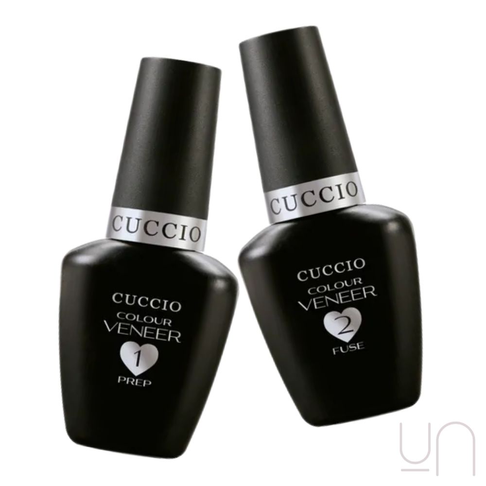 Kit Cuccio Veneer Step 1 Prep e Step 2 Fuse 13ml - Desidratador e Primer Adesivador para Alongamento