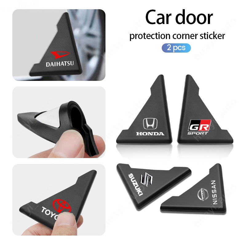 【 Limited Oferta De Tempo 】 2/4 Pcs Silicone Anti-Colisão Canto Protetor Da Porta Do Carro Acessórios De Decoração De Carros Para Todos Os Modelos em Oferta na Shopee