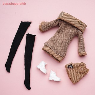 (cassiopeiahb) 1Set 30cm Roupas De Bonecas Acessórios De Sweater Hat Stockings Suit