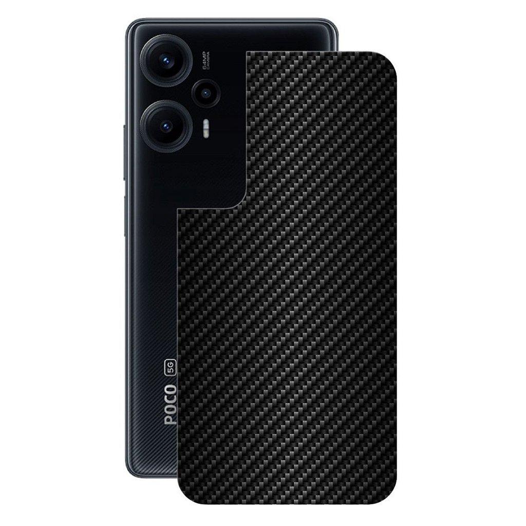 Película Poco F5 - Traseira Fibra Carbono Preta - Gshield - Mobile & Gadgets