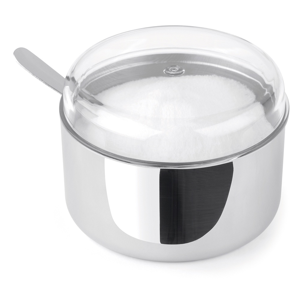 Açucareiro Multiuso Inox Pote Porta Condimentos Tempero Farinheiro Cereal Mel Aveia Granola Geleia Patê Molhos Meleiras