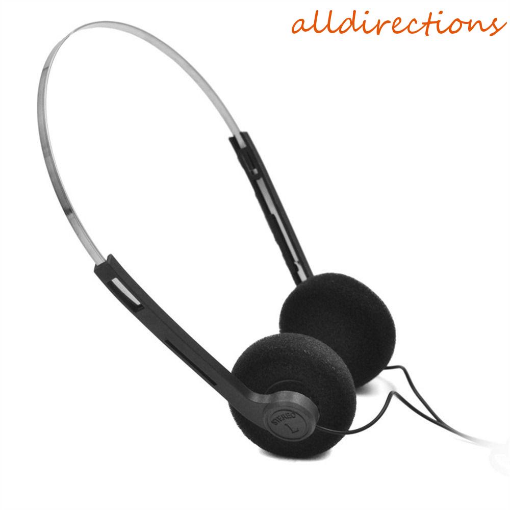 Alldireções Fone De Ouvido Com Fio , 3,5mm Vintage Retro Feelings , Fashion Over Ear Wired 80s 90s Walkman Mp3 em Oferta na Shopee
