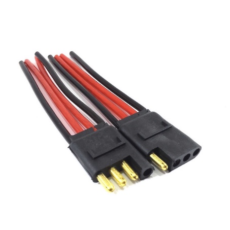 Chicote Plug Conector 4 Vias Com Fio 4 Mm Para Caixa Som Automotiva Som de Carro