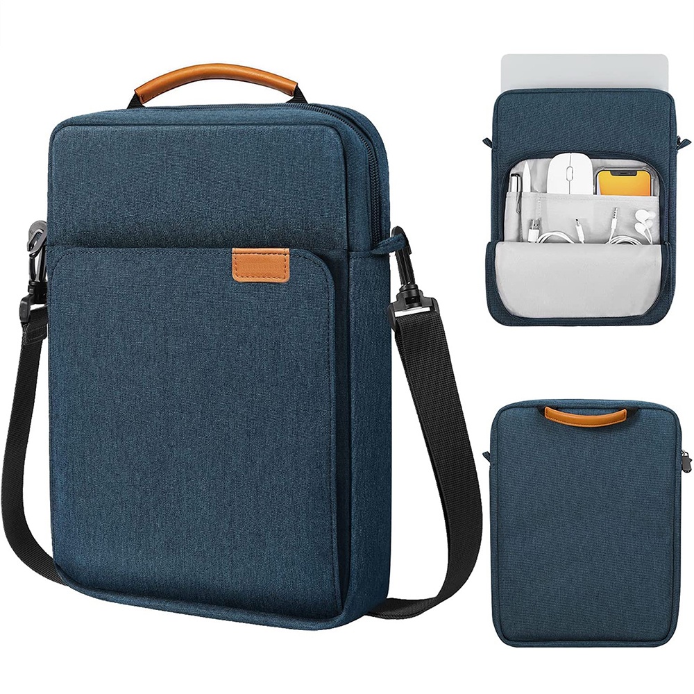 Bolsa Para Laptop iPad Pro 12 9 11 10 Air 5 4 3 10,9 10,2 Polegadas 9a 8a 7a Geração Macbook 13,3 Pasta De Ombro À Prova De Choque Armazenamento De Comprimidos