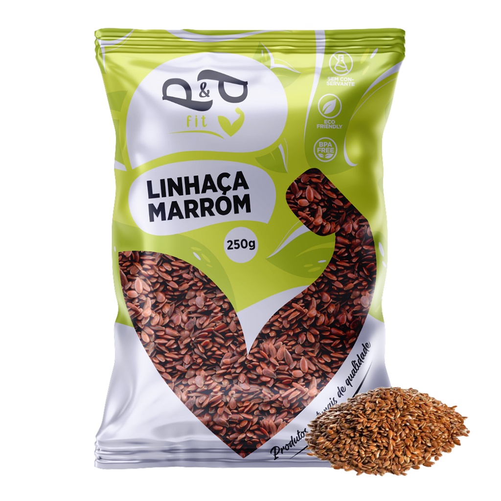 Semente de Linhaça Marrom 250g - P&P