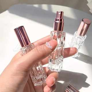 Viagem Portátil Vazio Mini Frasco De Perfume Refilável 10ml Spray Reutilizável Rosa De Vidro Cosmético