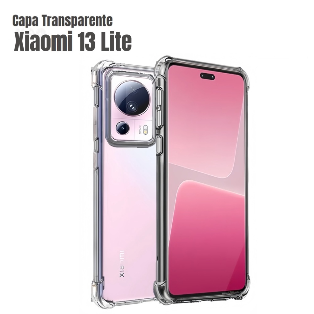 Capa Capinha Transparente Anti Impacto TPU Case Para MI Xiaomi 13 Lite em Oferta na Shopee