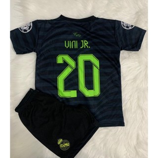 Kit Infantil Real Madrid 2023 Short E Camisa De Futebol